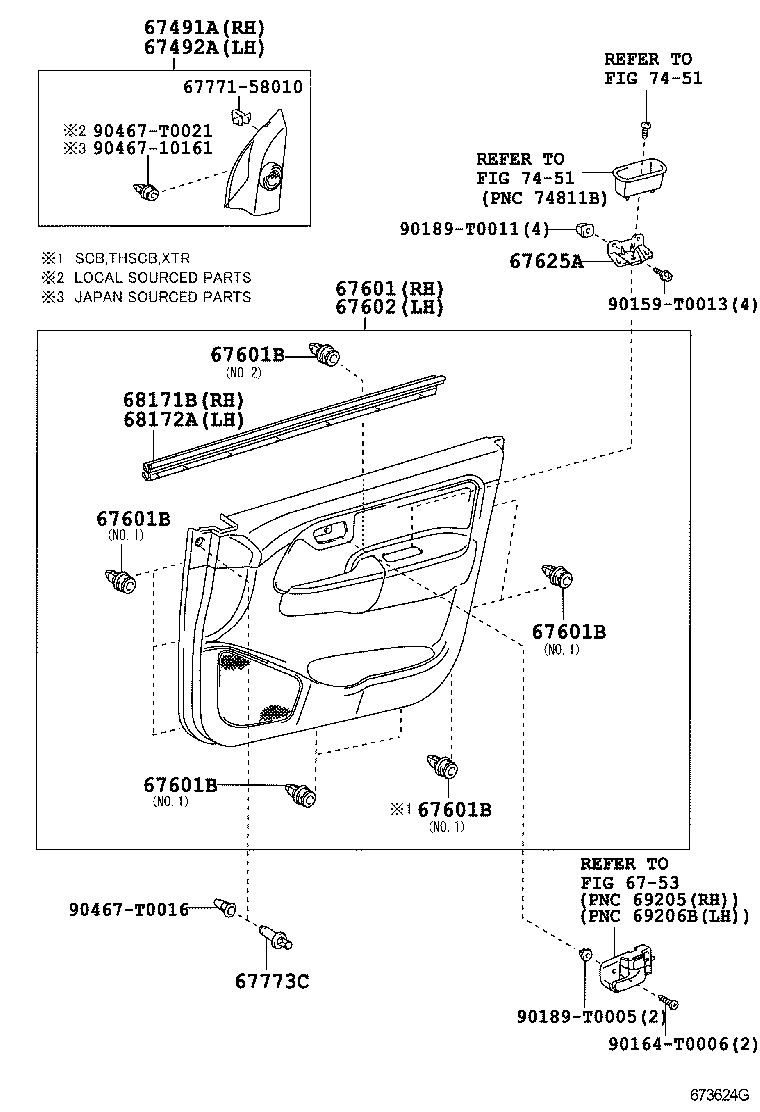  HILUX |  FRONT DOOR PANEL GLASS