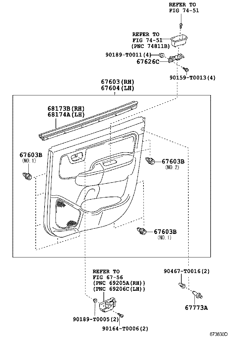  HILUX |  REAR DOOR PANEL GLASS