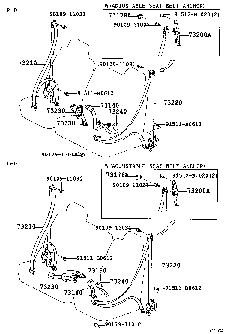  LAND CRUISER 90 |  SEAT BELT