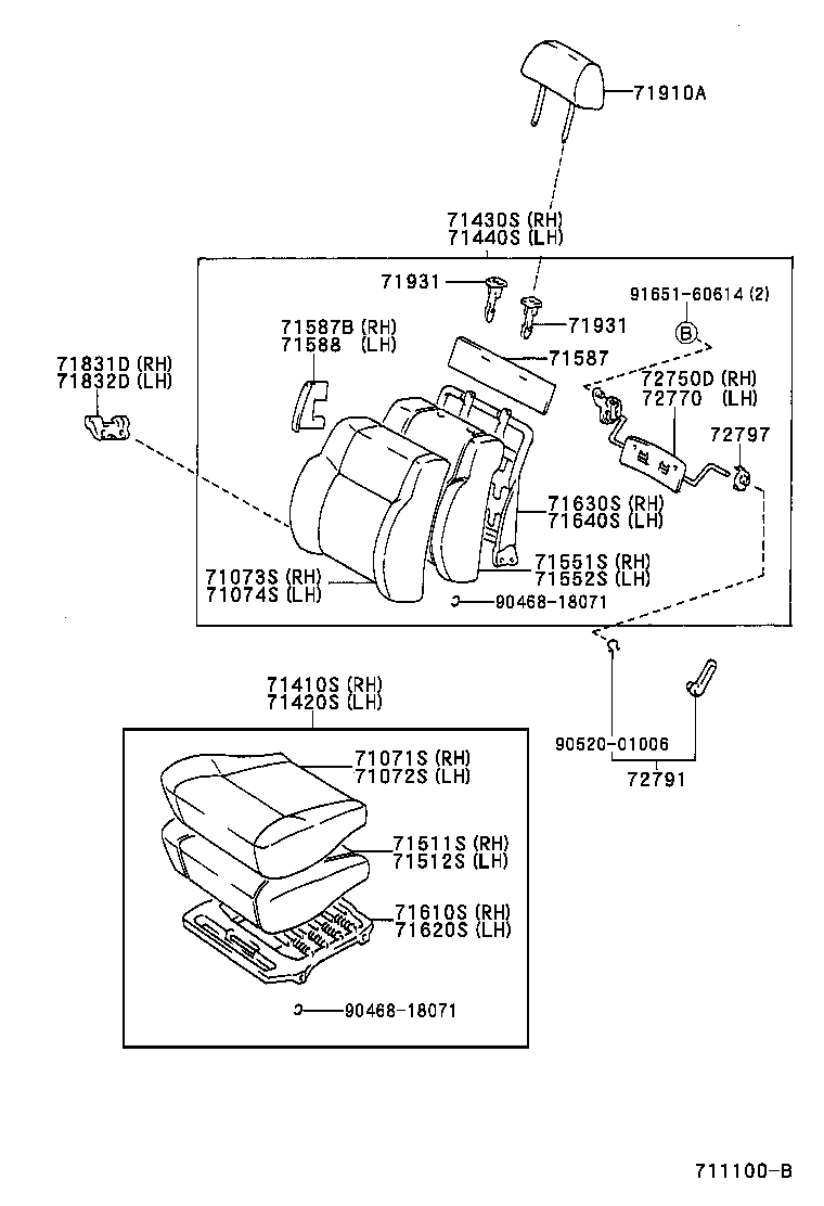  HILUX |  SEAT SEAT TRACK