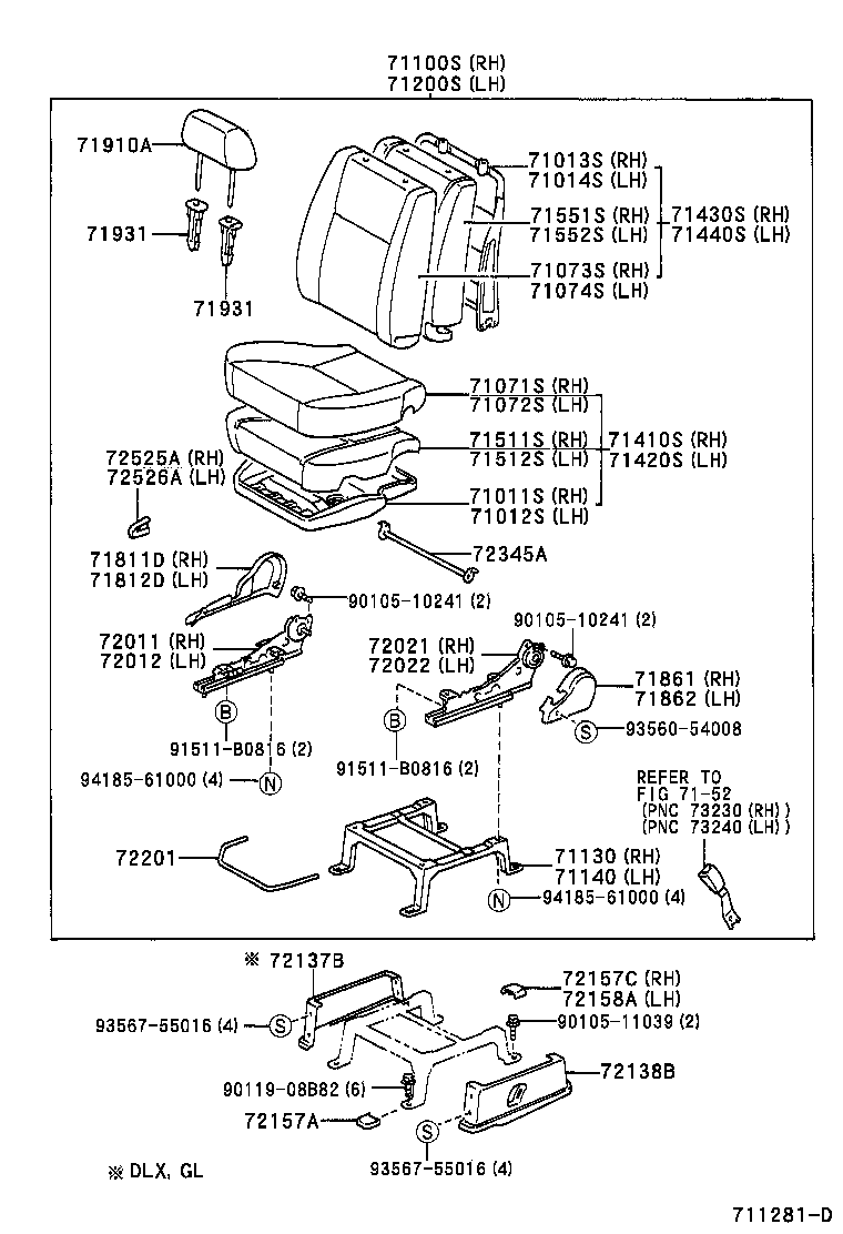  T U V |  SEAT SEAT TRACK