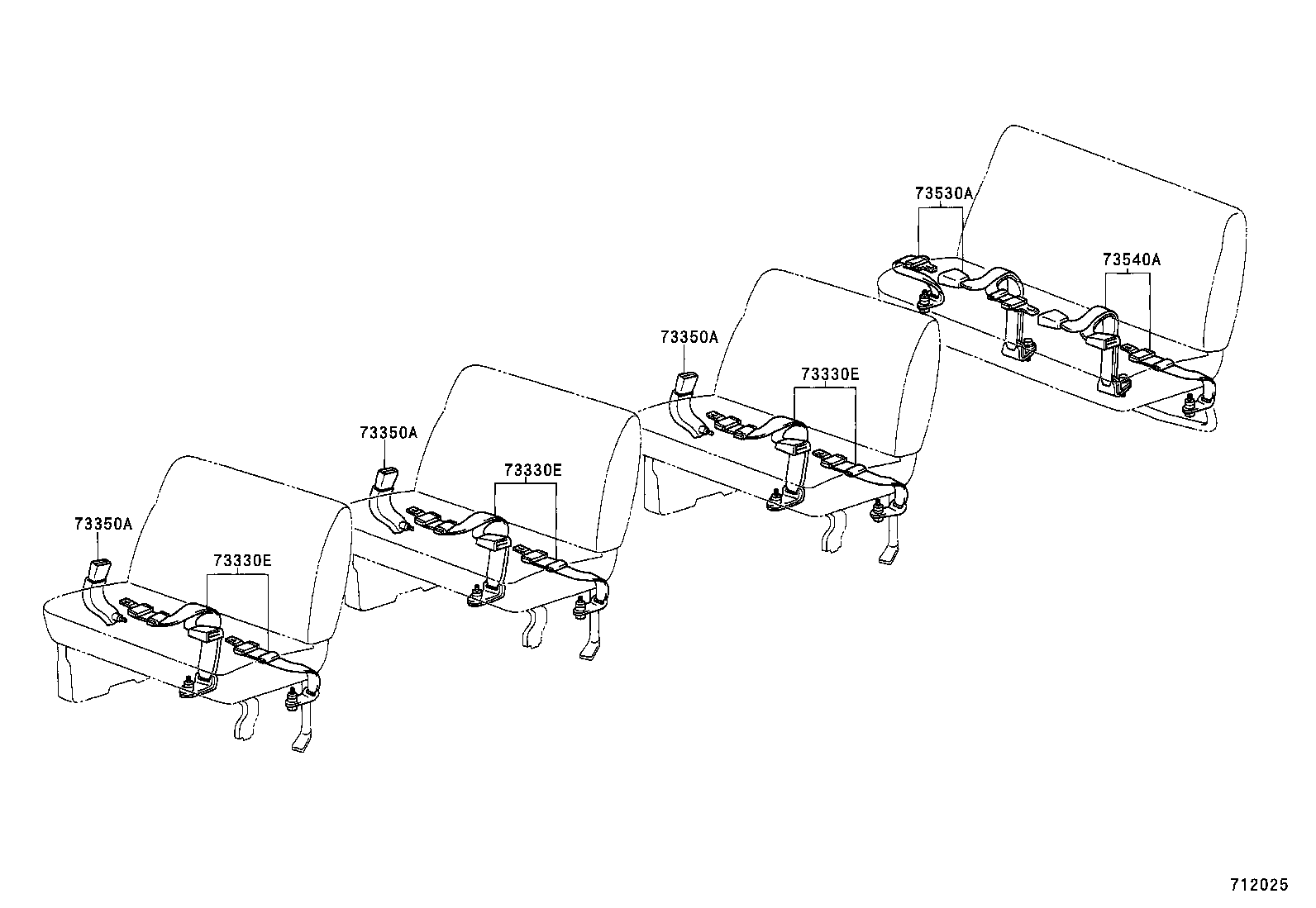  HIACE VAN COMUTER |  SEAT BELT