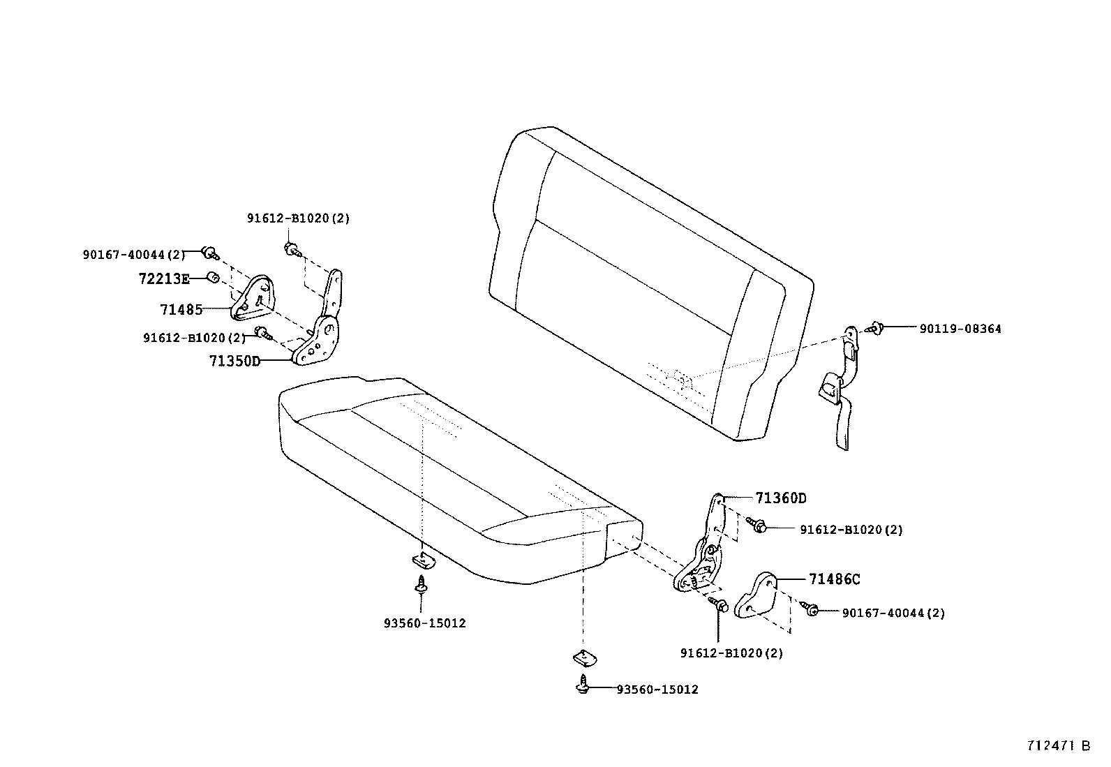  HILUX |  SEAT SEAT TRACK