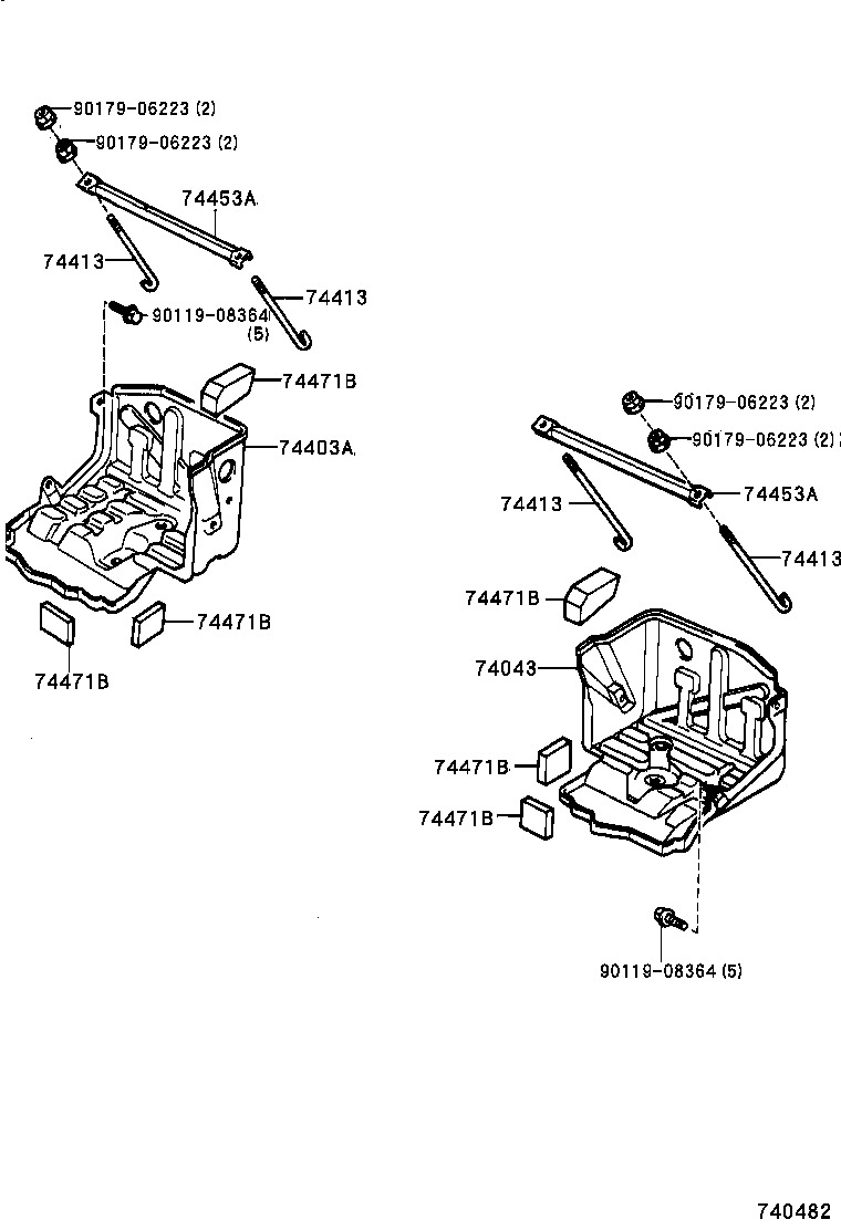  LAND CRUISER 80 |  BATTERY CARRIER