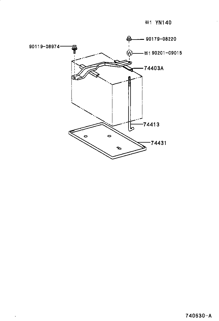  HILUX |  BATTERY CARRIER