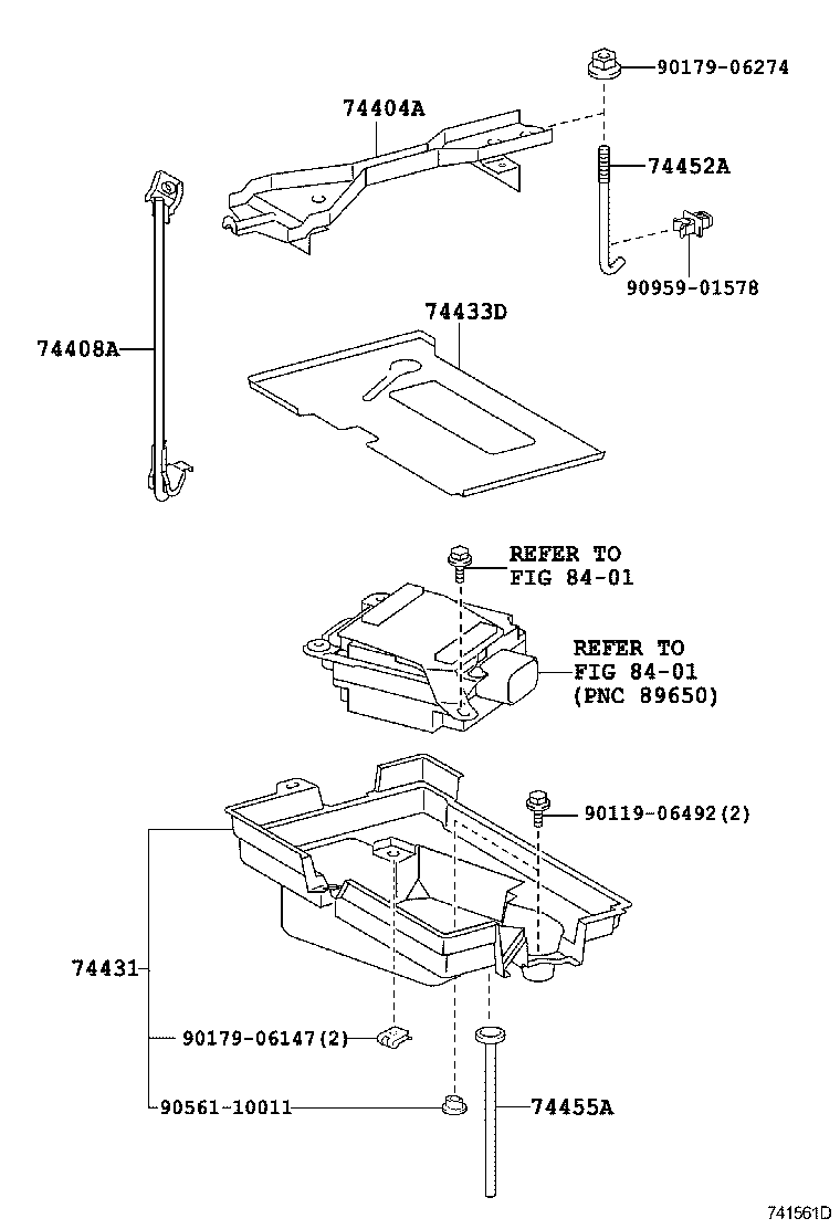  GS30 35 43 460 |  BATTERY CARRIER