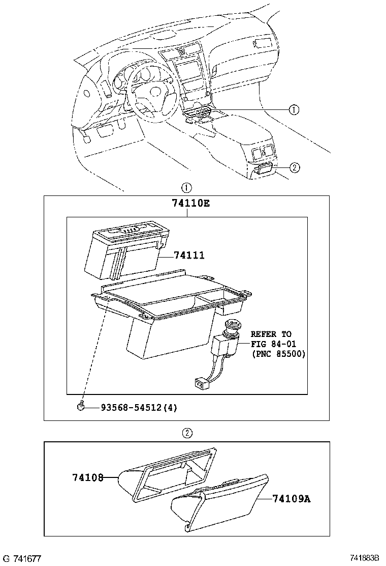  GS450H |  ASH RECEPTACLE