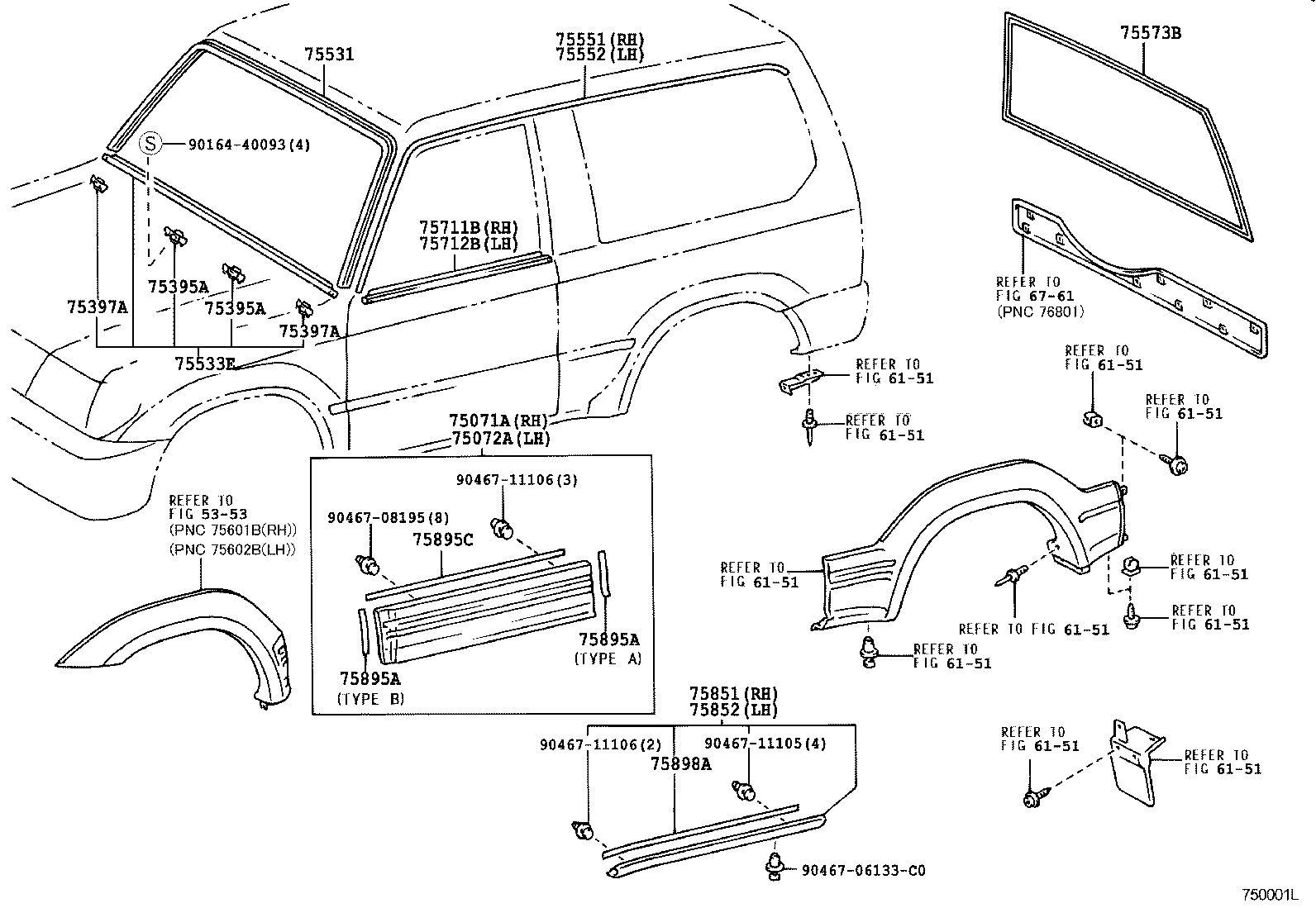  LAND CRUISER 90 |  MOULDING