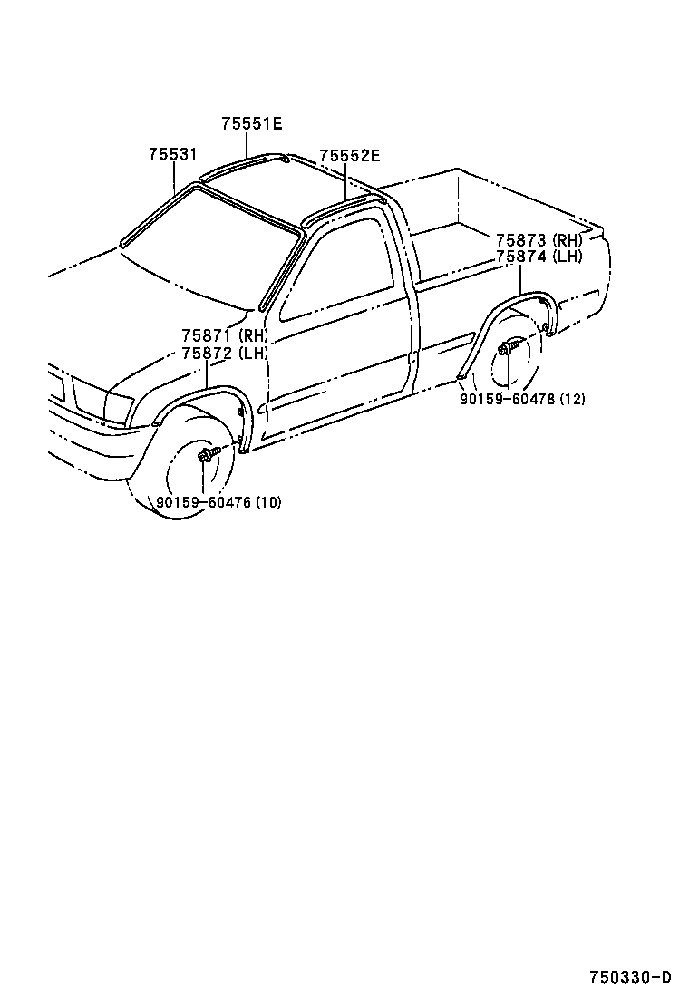  HILUX |  MOULDING