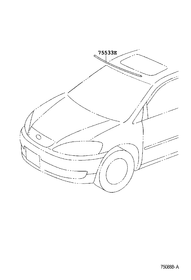  PICNIC AVENSIS VERSO |  FRONT MOULDING