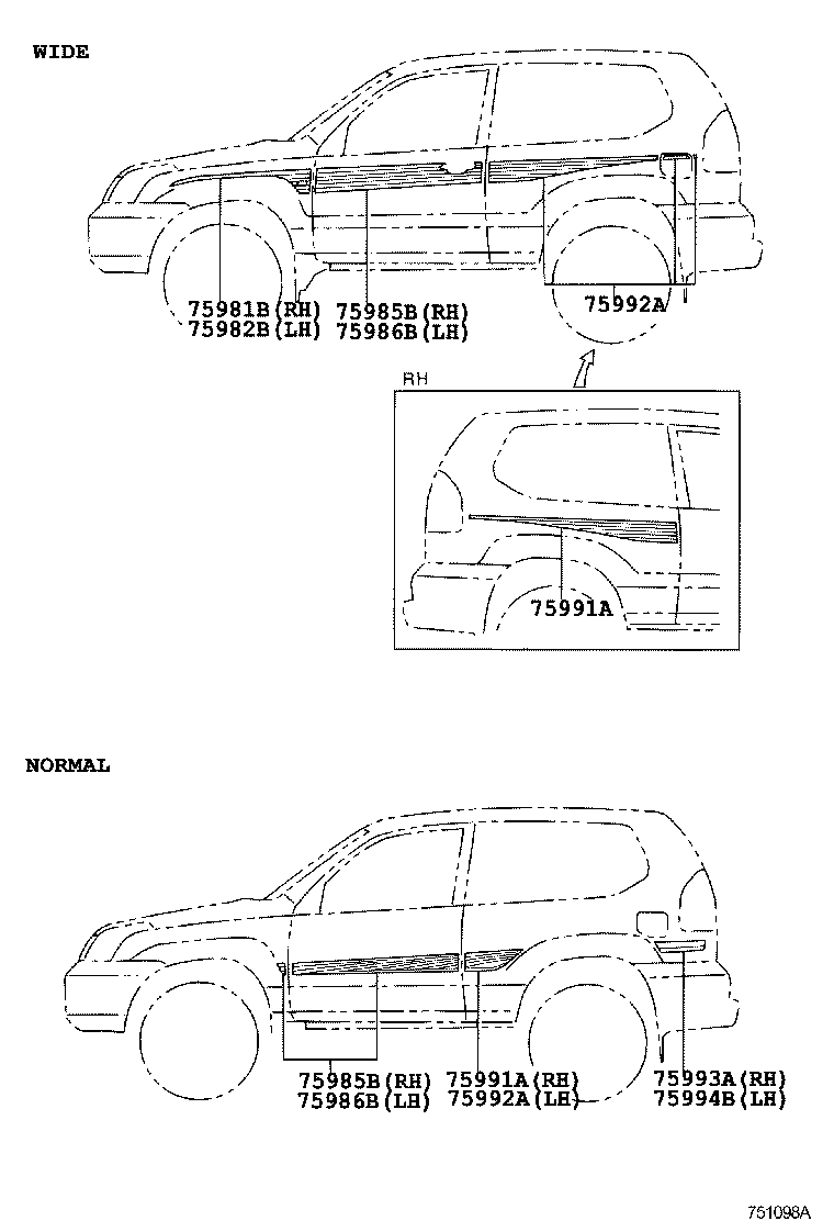  LAND CRUISER PRADO |  BODY STRIPE