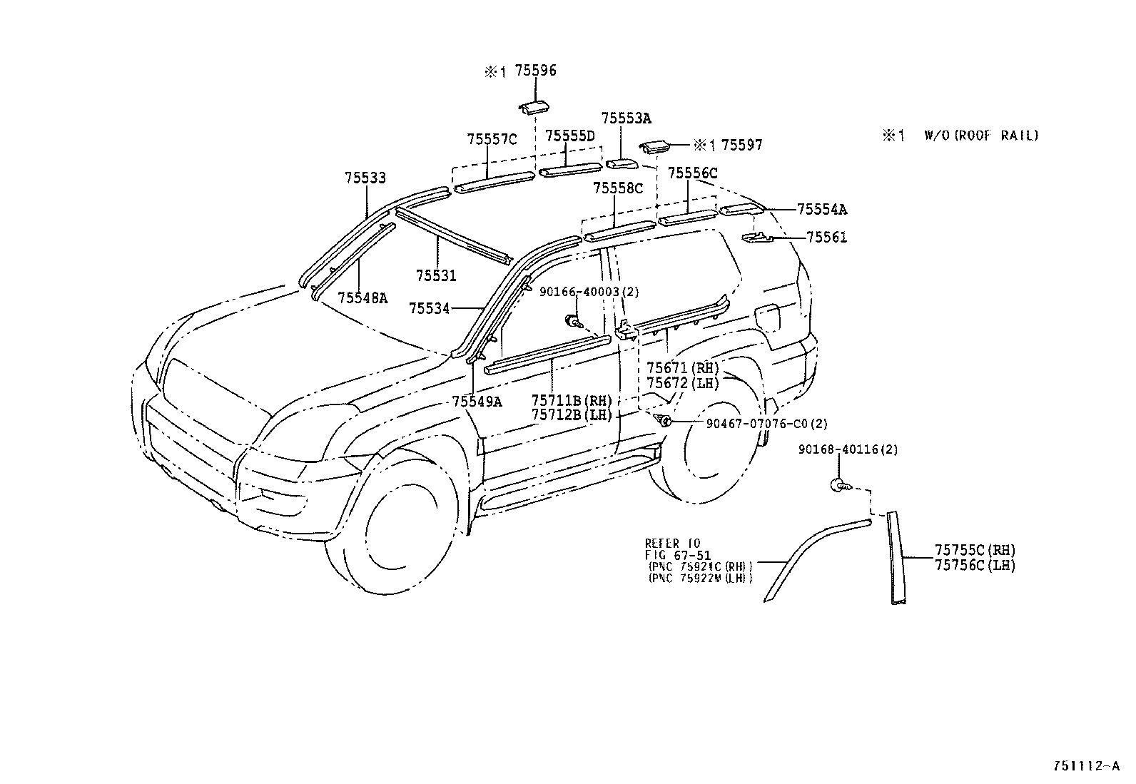  LAND CRUISER PRADO |  MOULDING