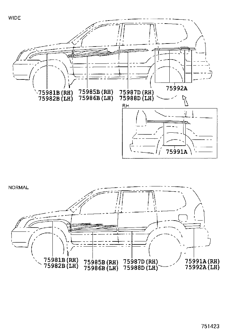  LAND CRUISER PRADO |  BODY STRIPE