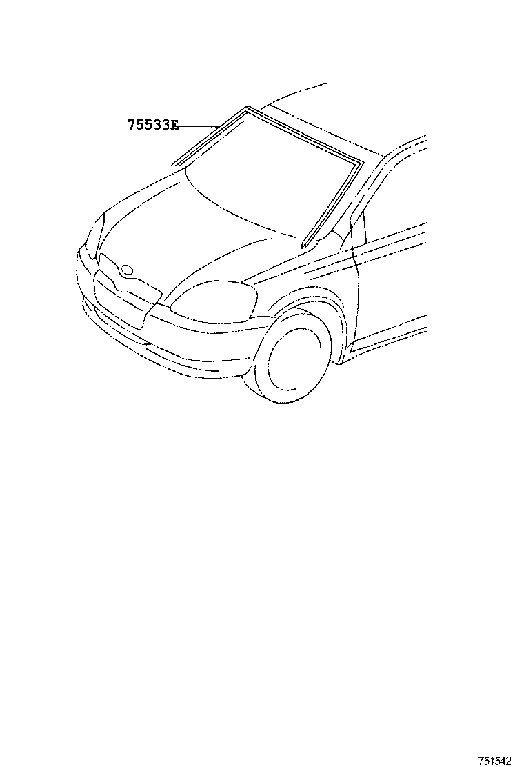  YARIS |  FRONT MOULDING