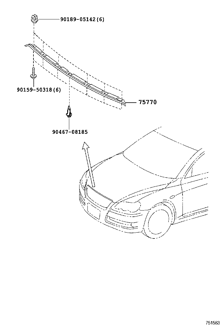  REIZ |  FRONT MOULDING