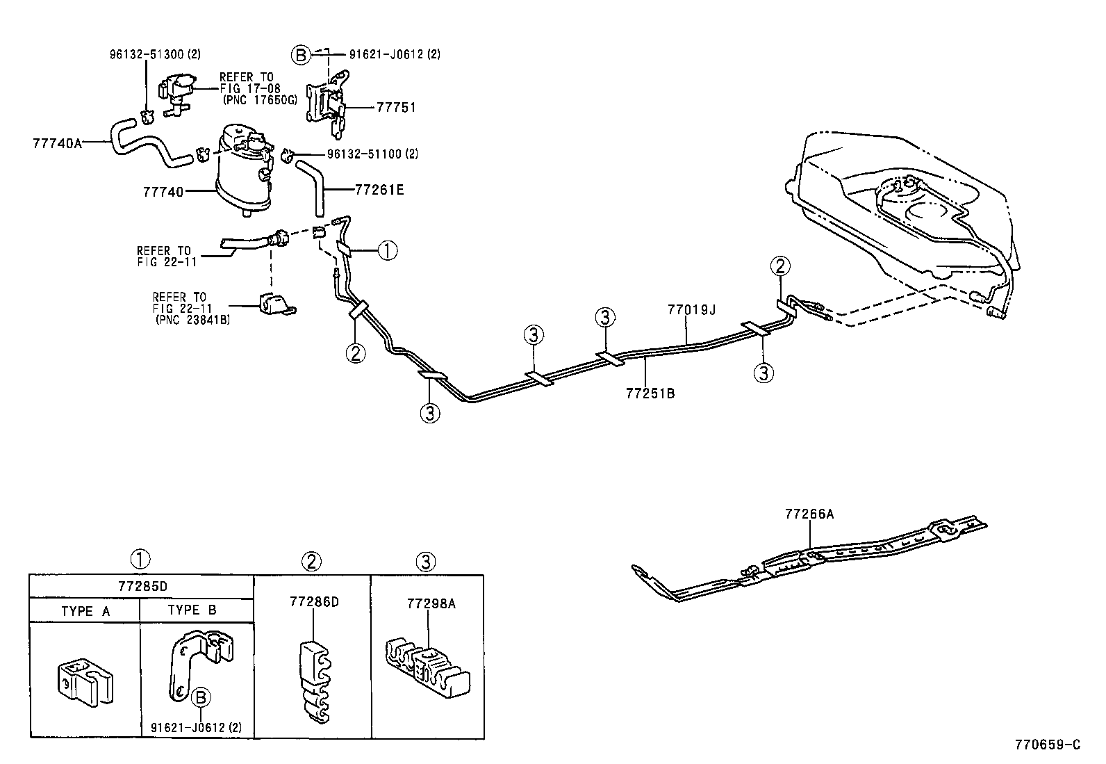  YARIS ECHO 3D 5D |  FUEL TANK TUBE
