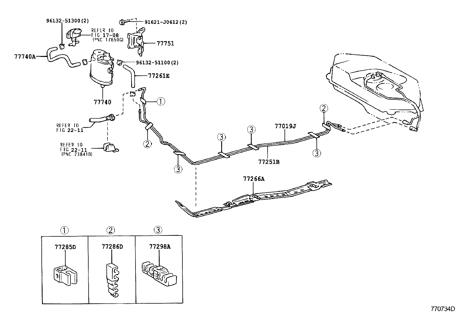  YARIS ECHO 4D |  FUEL TANK TUBE
