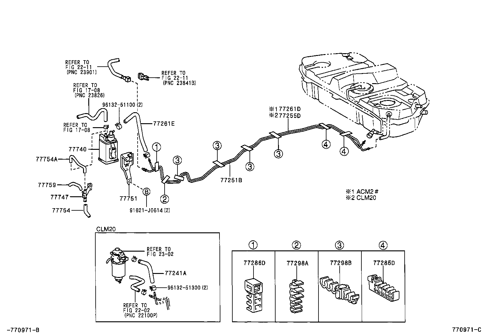  PICNIC AVENSIS VERSO |  FUEL TANK TUBE