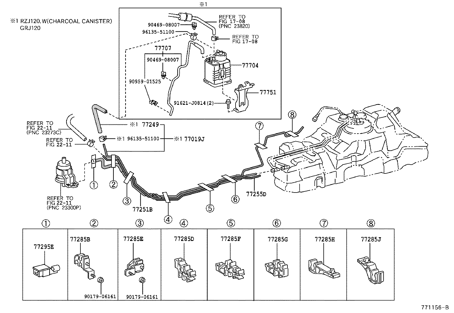  LAND CRUISER PRADO |  FUEL TANK TUBE