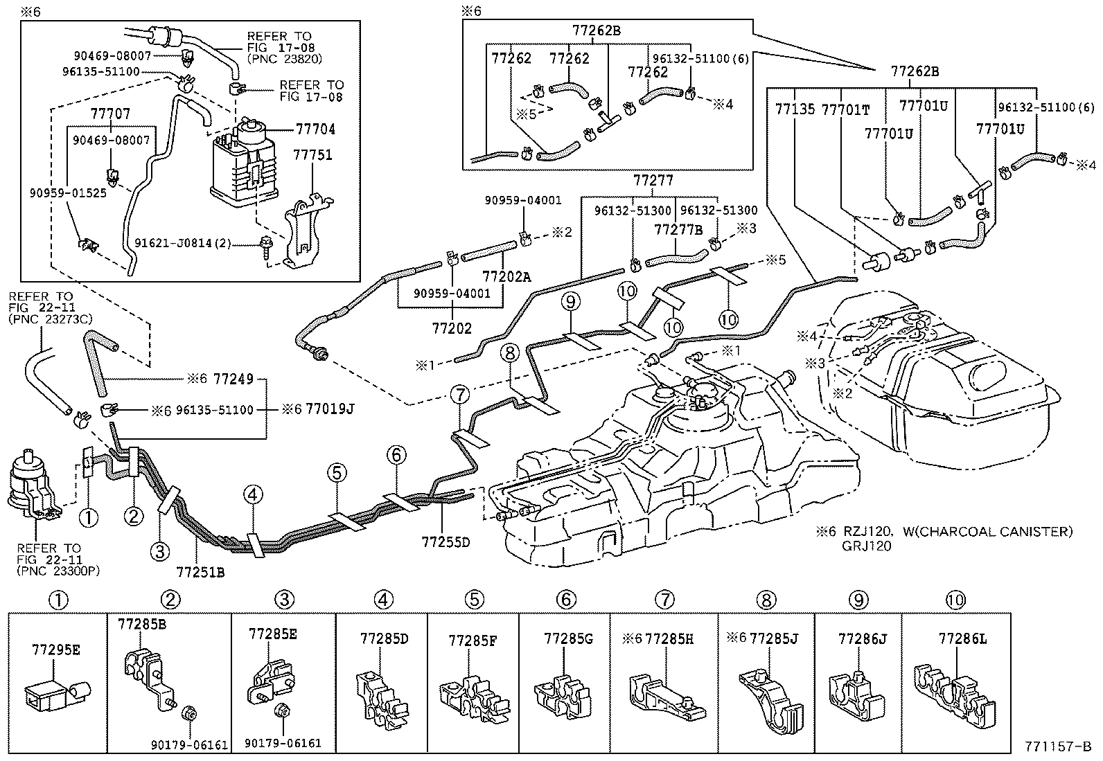  LAND CRUISER PRADO |  FUEL TANK TUBE