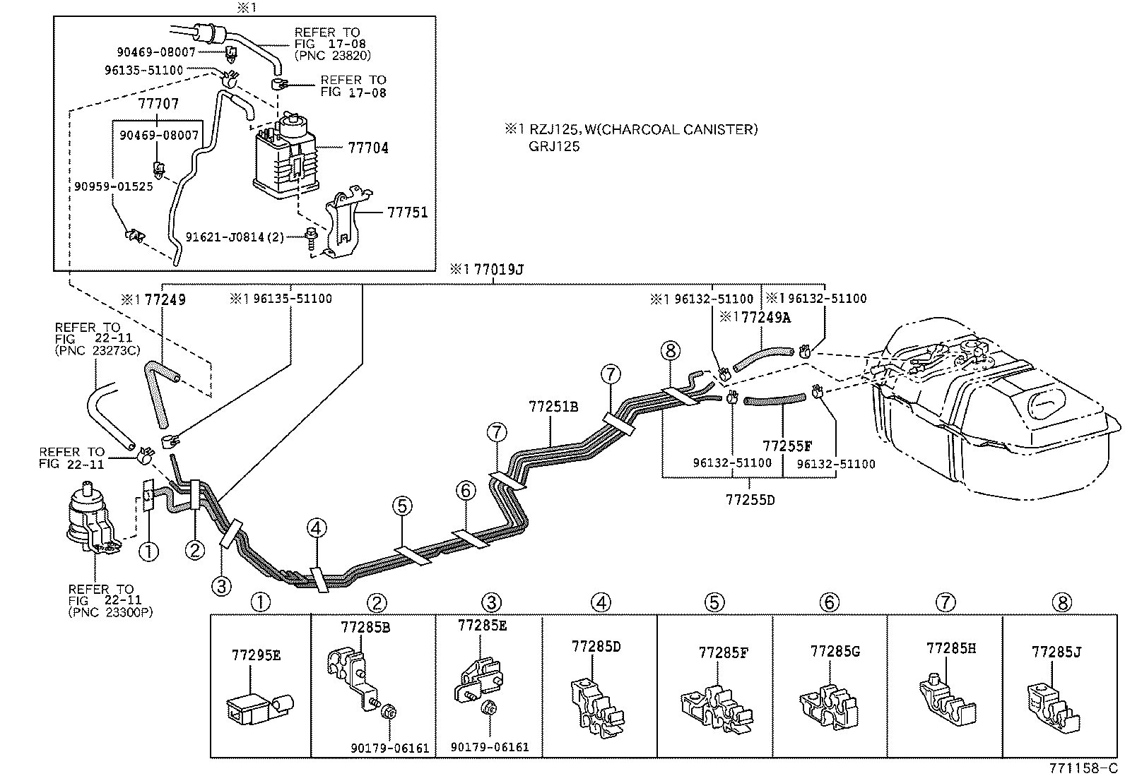  LAND CRUISER PRADO |  FUEL TANK TUBE