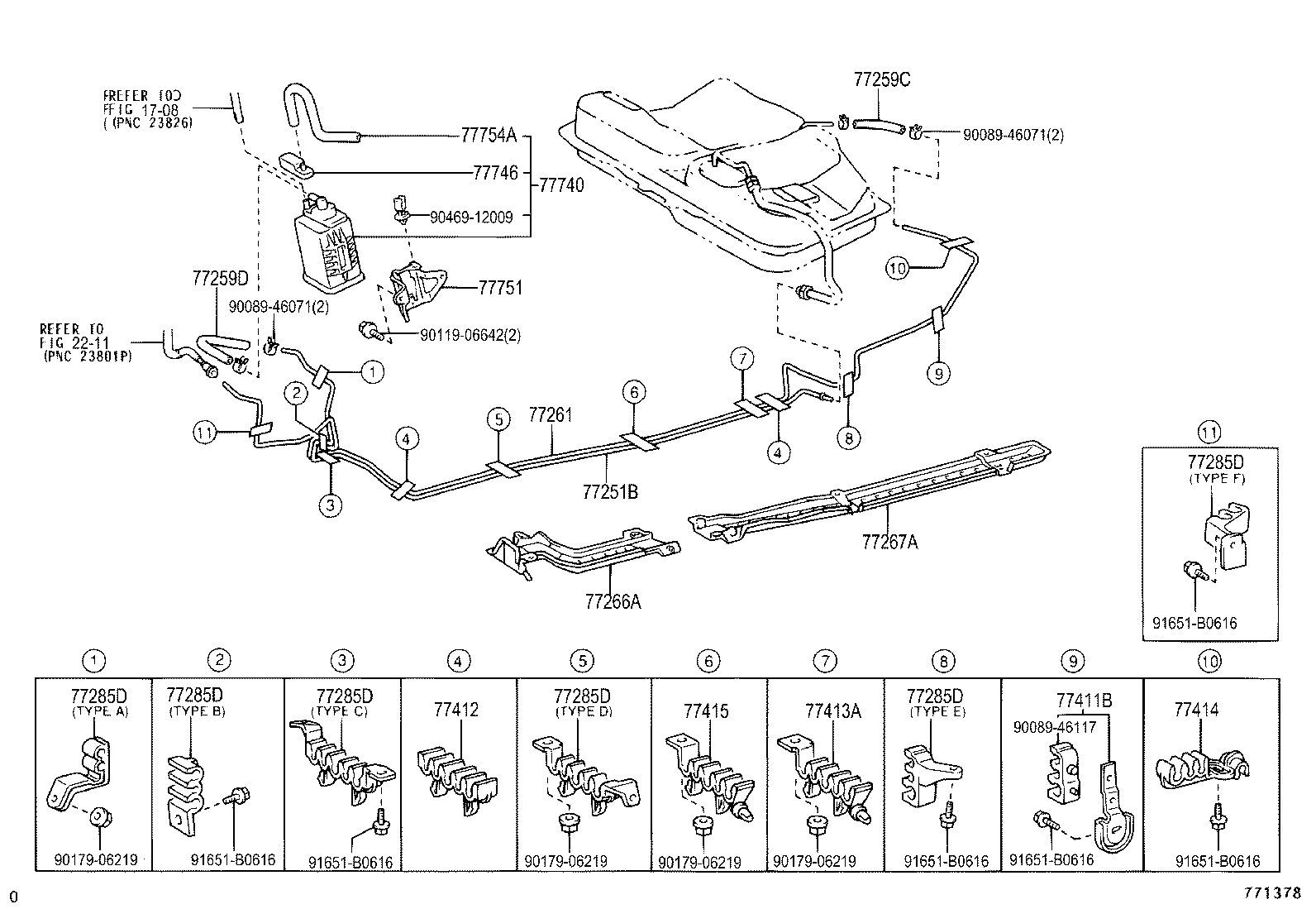  AVALON |  FUEL TANK TUBE