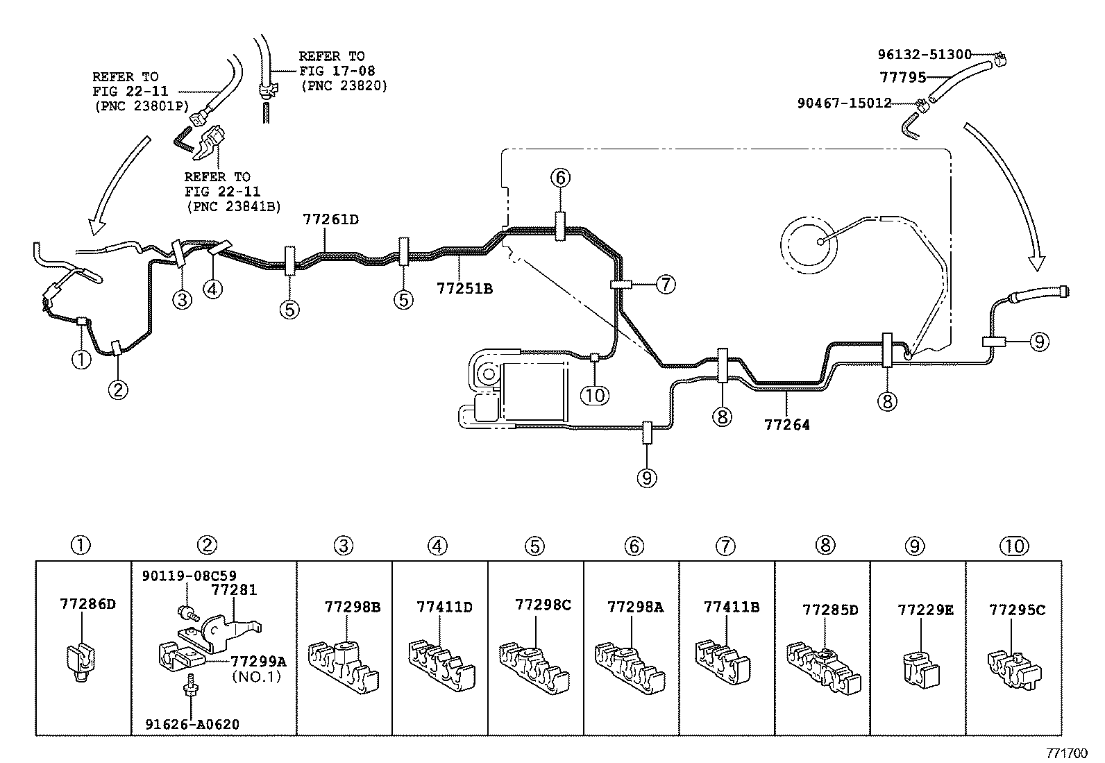  RX400H |  FUEL TANK TUBE