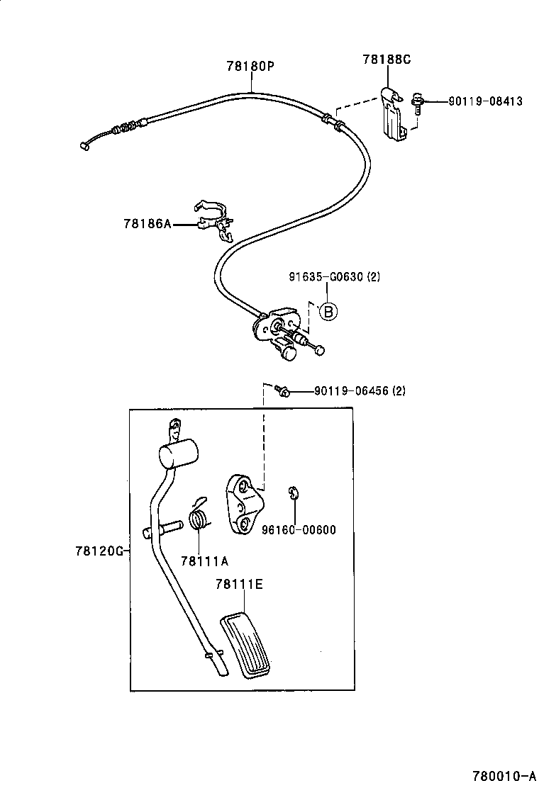  LAND CRUISER 90 |  ACCELERATOR LINK