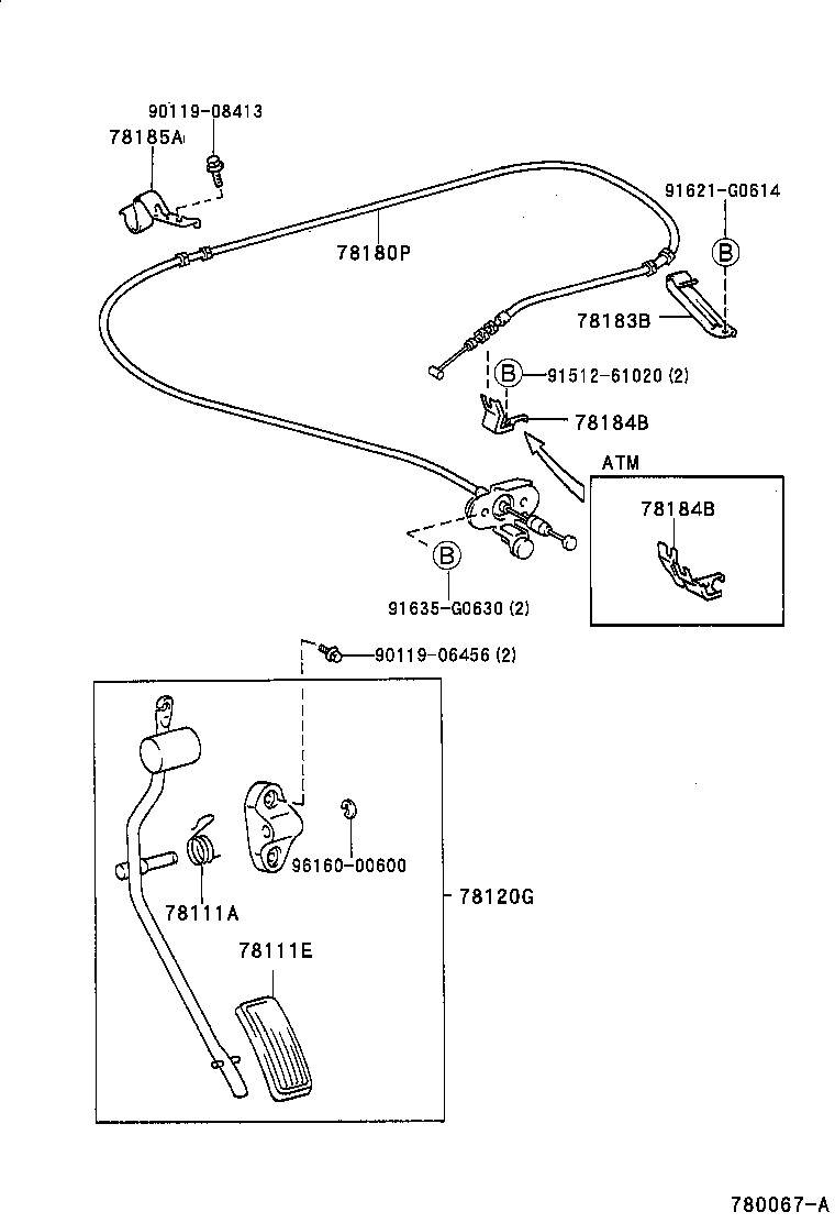  LAND CRUISER 90 |  ACCELERATOR LINK