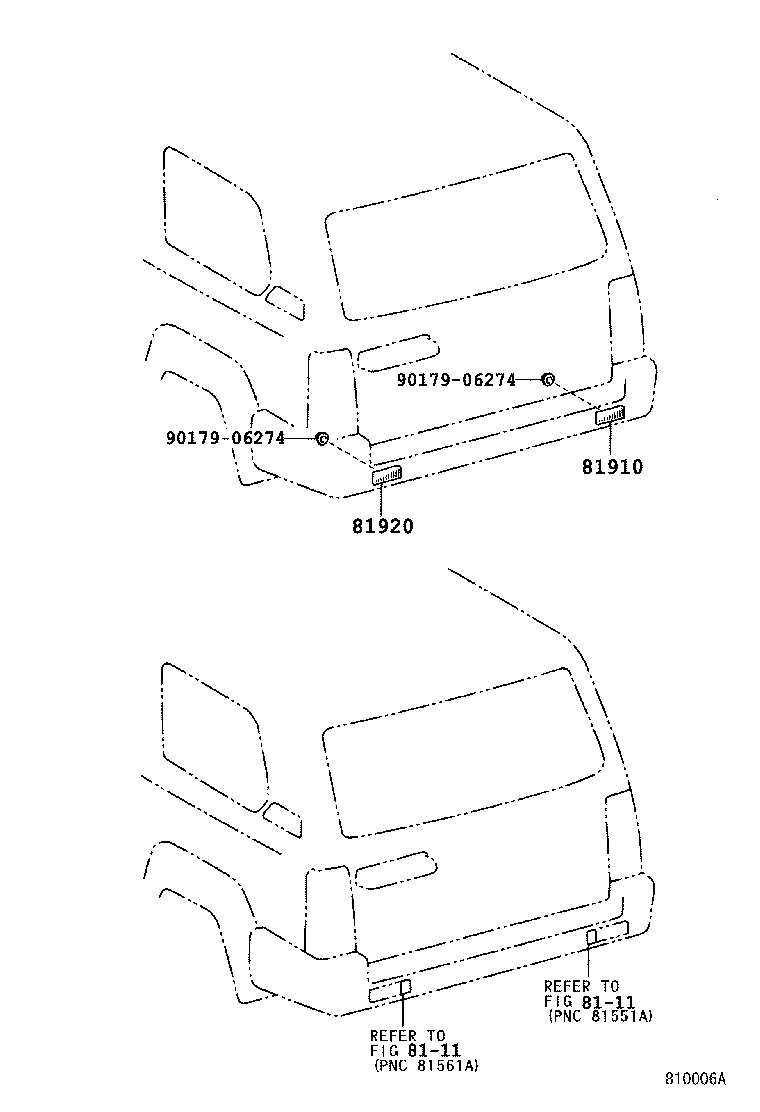  LAND CRUISER 90 |  REFLEX REFLECTOR