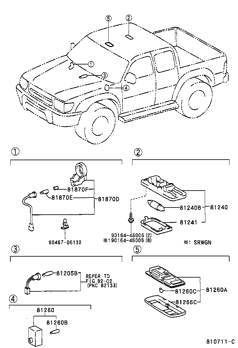  HILUX |  INTERIOR LAMP