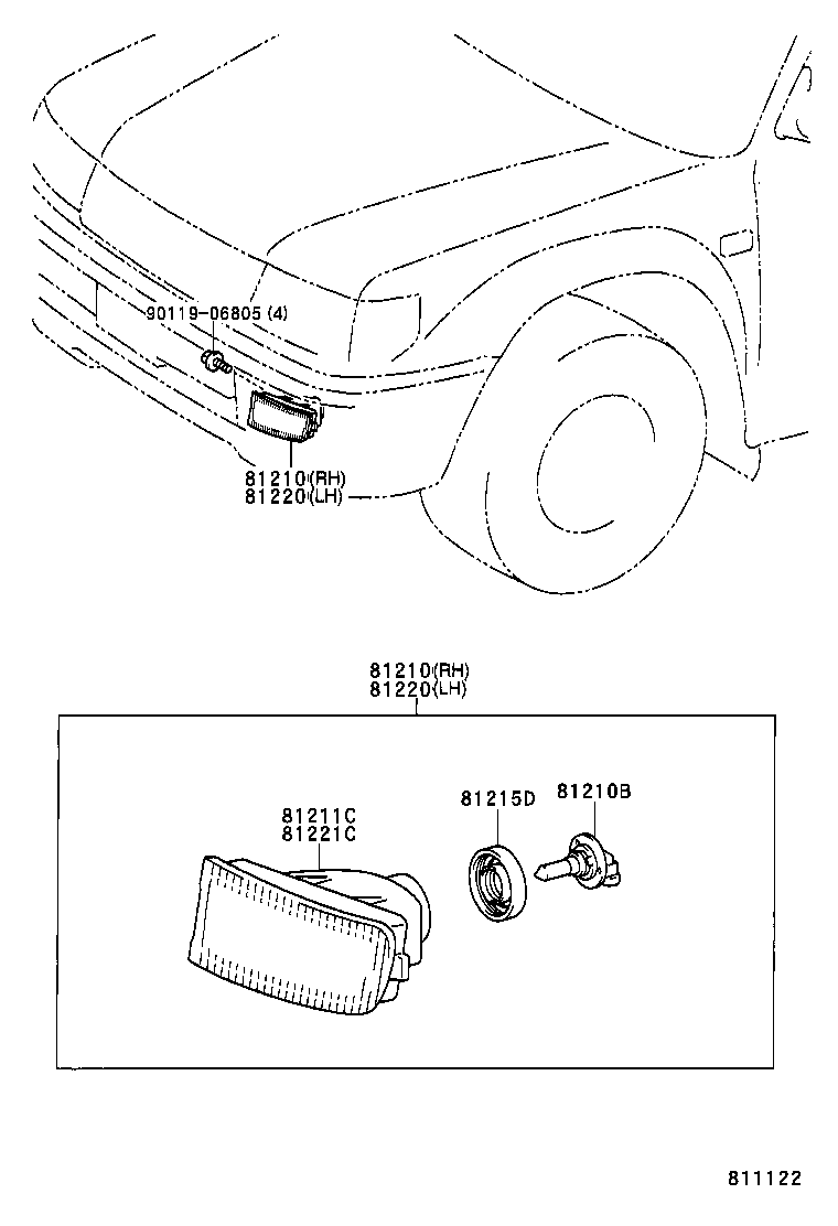  LAND CRUISER 90 |  FOG LAMP