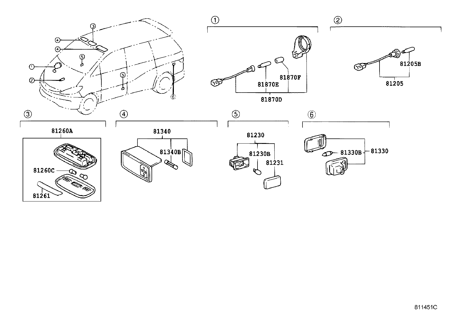  PREVIA TARAGO |  INTERIOR LAMP