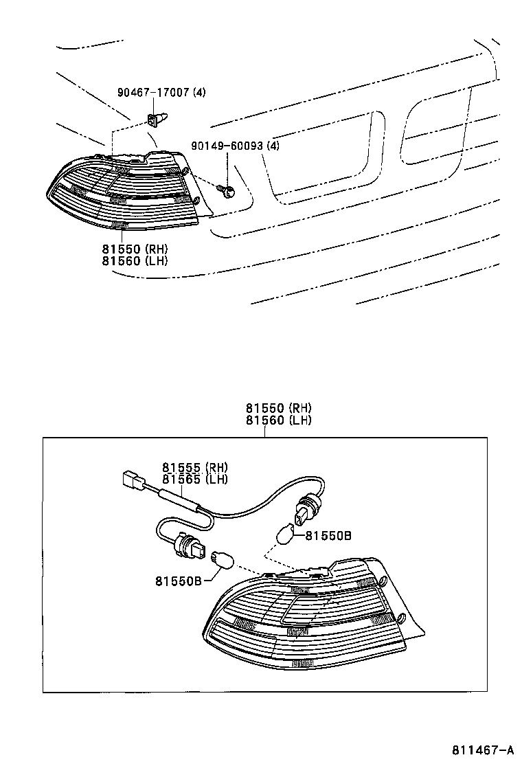  AVALON |  REAR COMBINATION LAMP