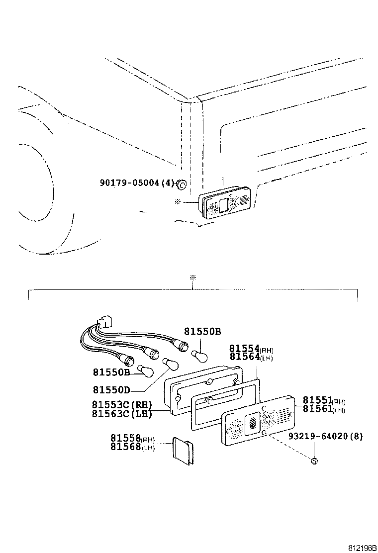  HILUX |  REAR COMBINATION LAMP