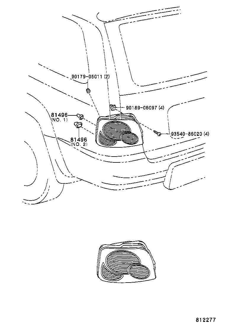  HILUX |  REAR COMBINATION LAMP