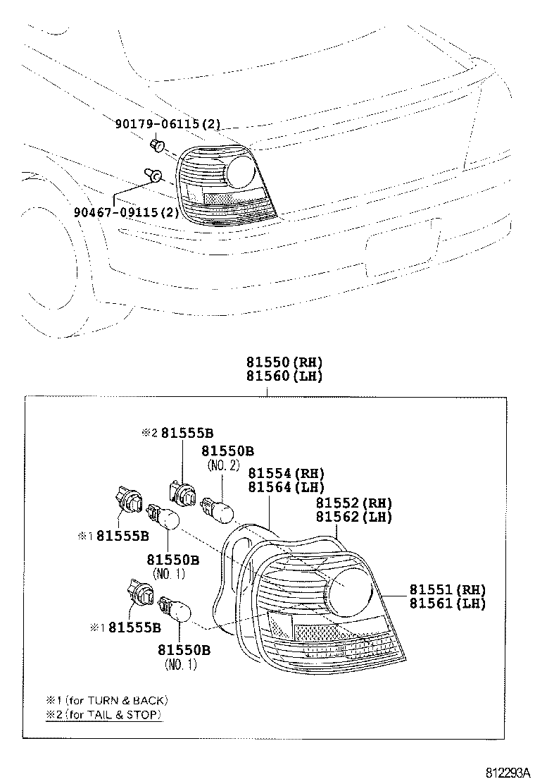  YARIS ECHO 4D |  REAR COMBINATION LAMP
