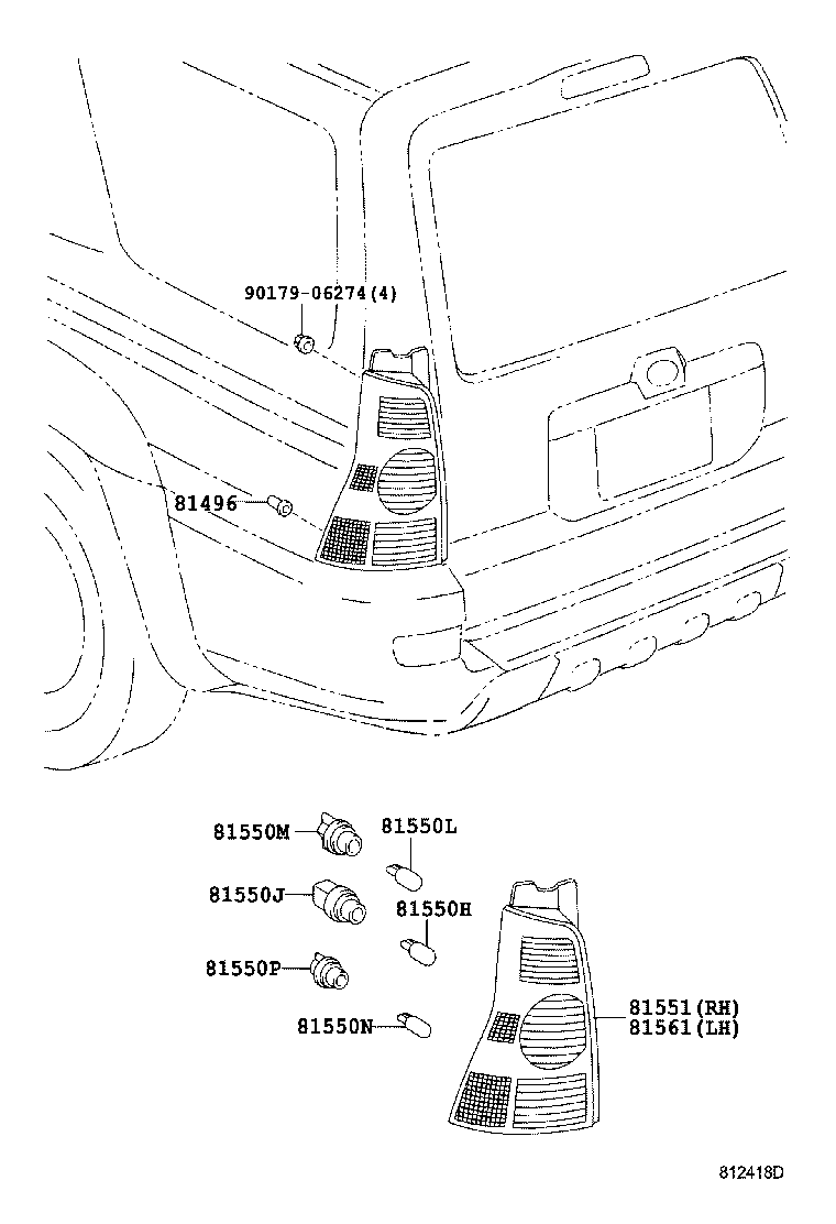  4RUNNER |  REAR COMBINATION LAMP