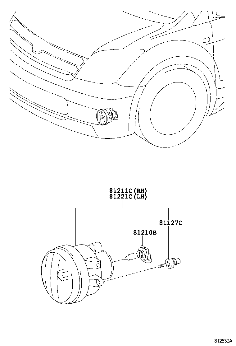  TOYOTA XA |  FOG LAMP