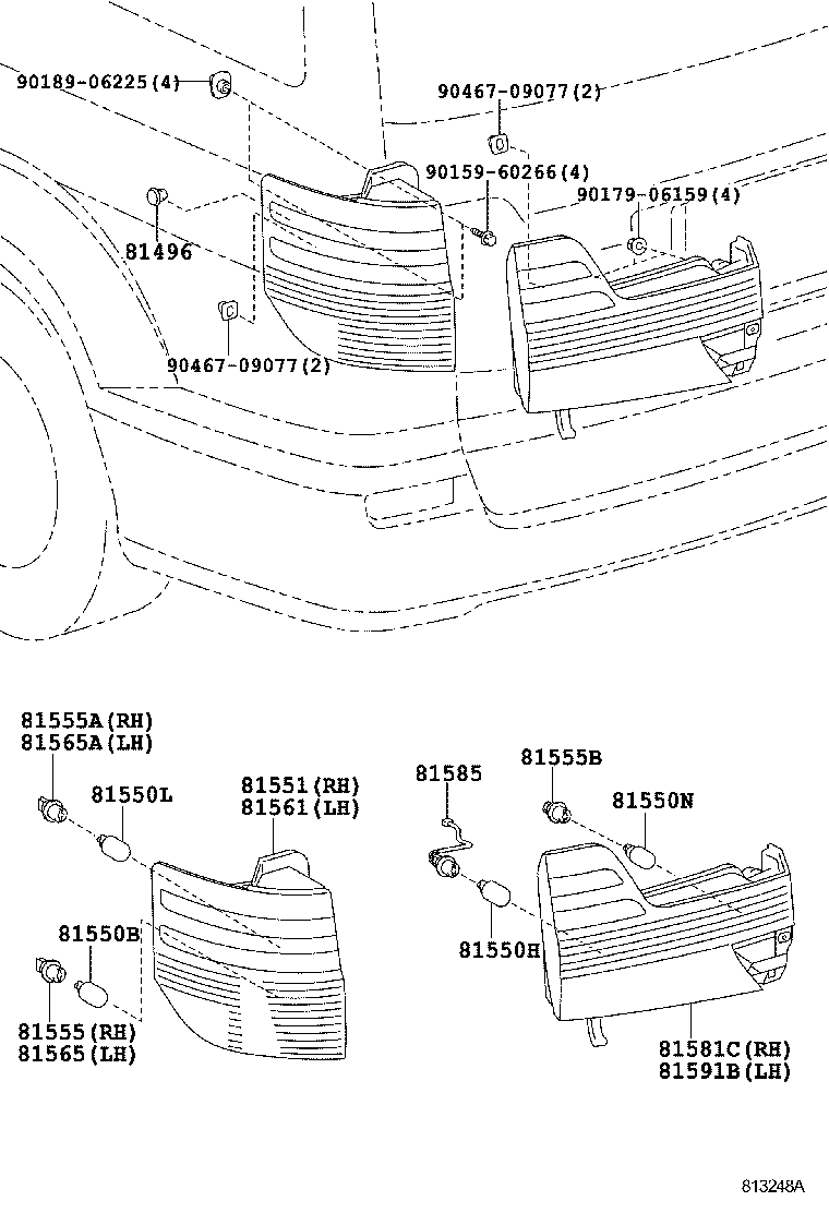  ALPHARD |  REAR COMBINATION LAMP
