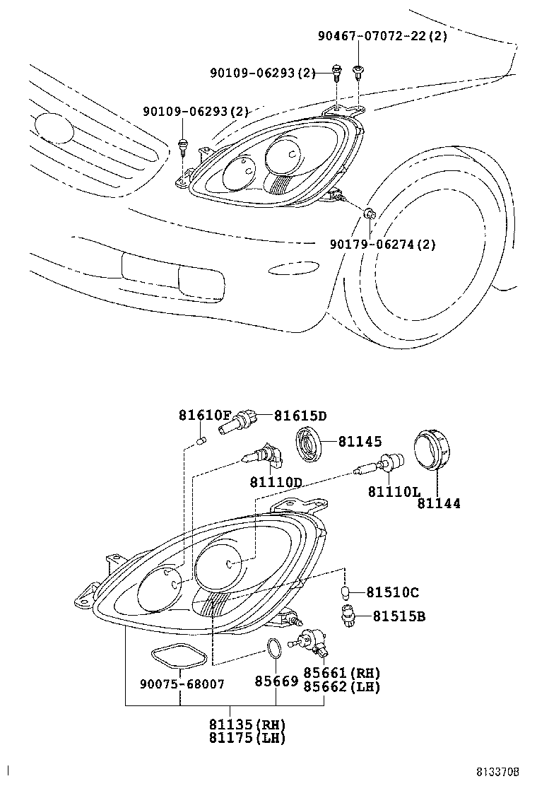  SC430 |  HEADLAMP