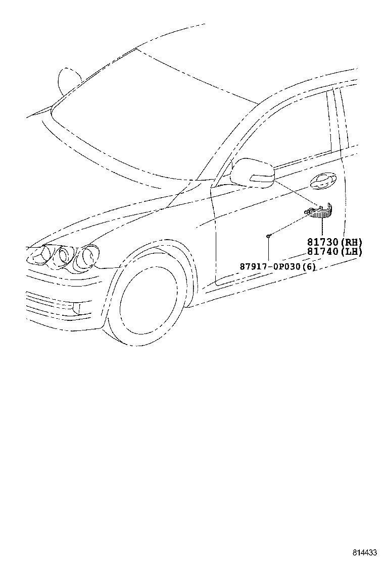  REIZ |  SIDE TURN SIGNAL LAMP OUTER MIRROR LAMP