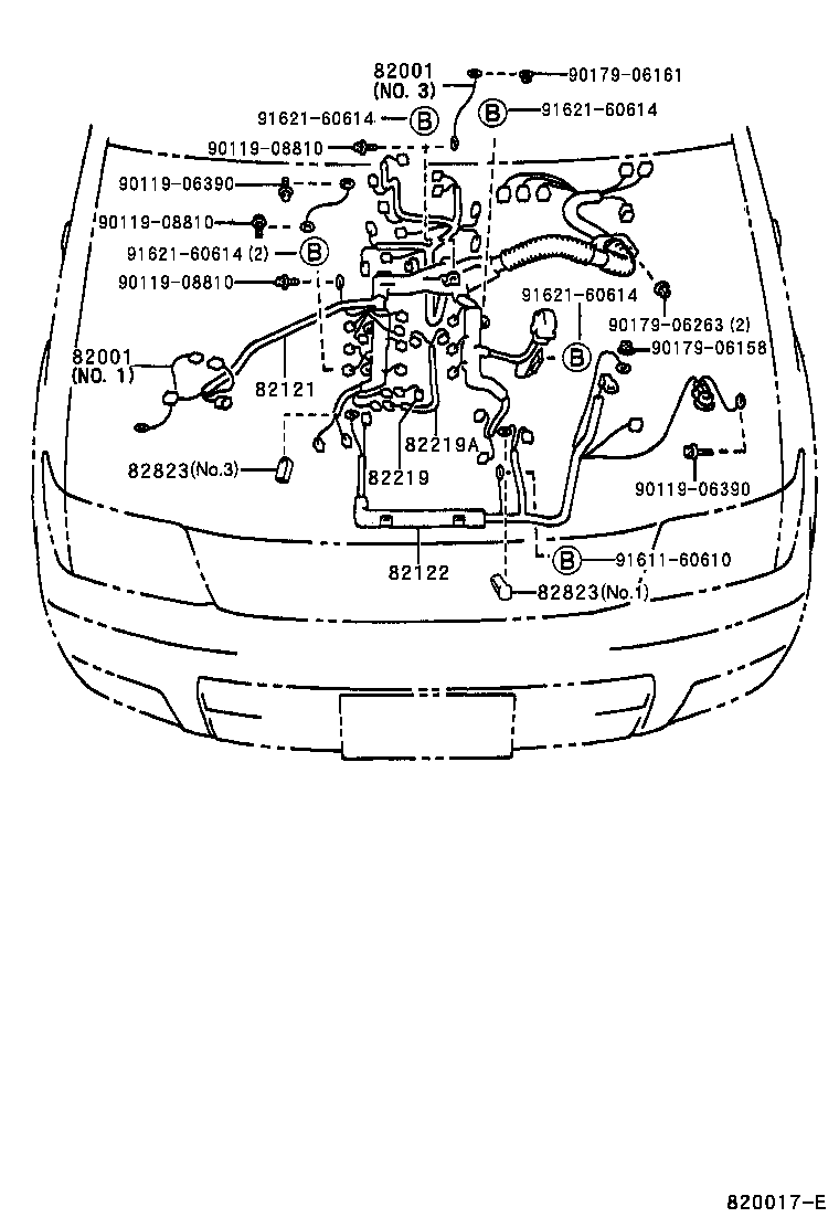  LAND CRUISER 90 |  WIRING CLAMP