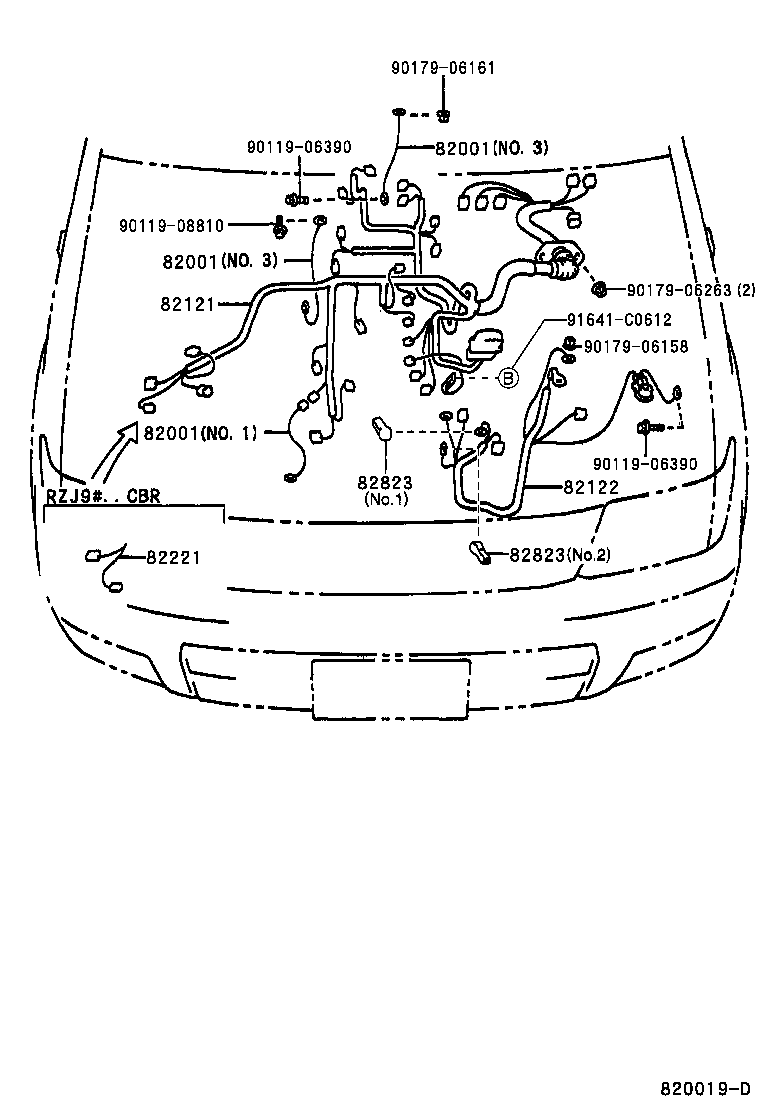  LAND CRUISER 90 |  WIRING CLAMP