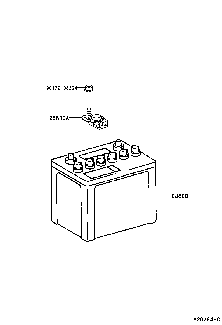  T U V |  BATTERY BATTERY CABLE