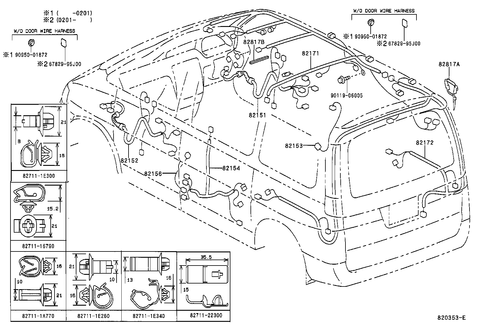  TOWNACE LITEACE |  WIRING CLAMP