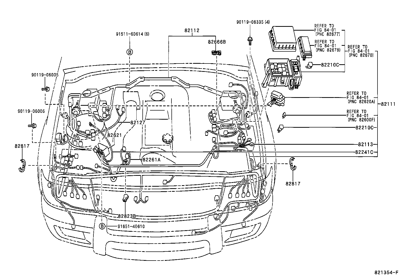  LAND CRUISER 100 105 |  WIRING CLAMP