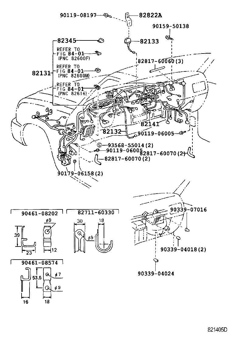  LAND CRUISER 80 |  WIRING CLAMP