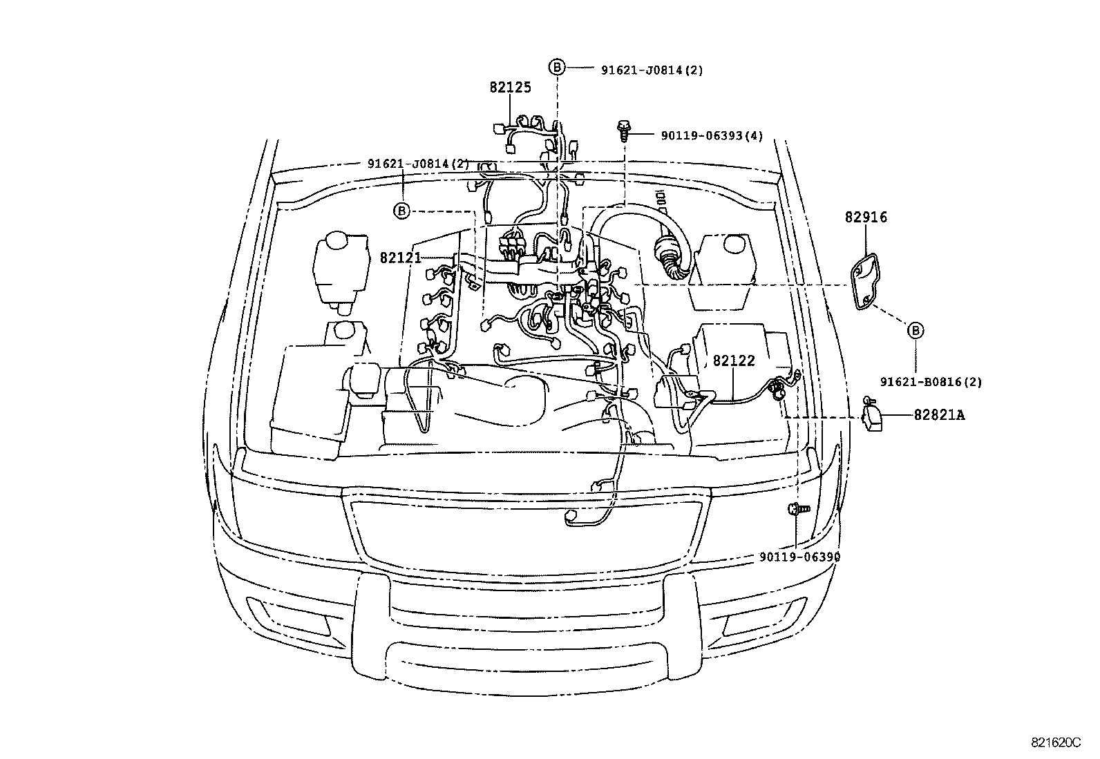  LX470 |  WIRING CLAMP