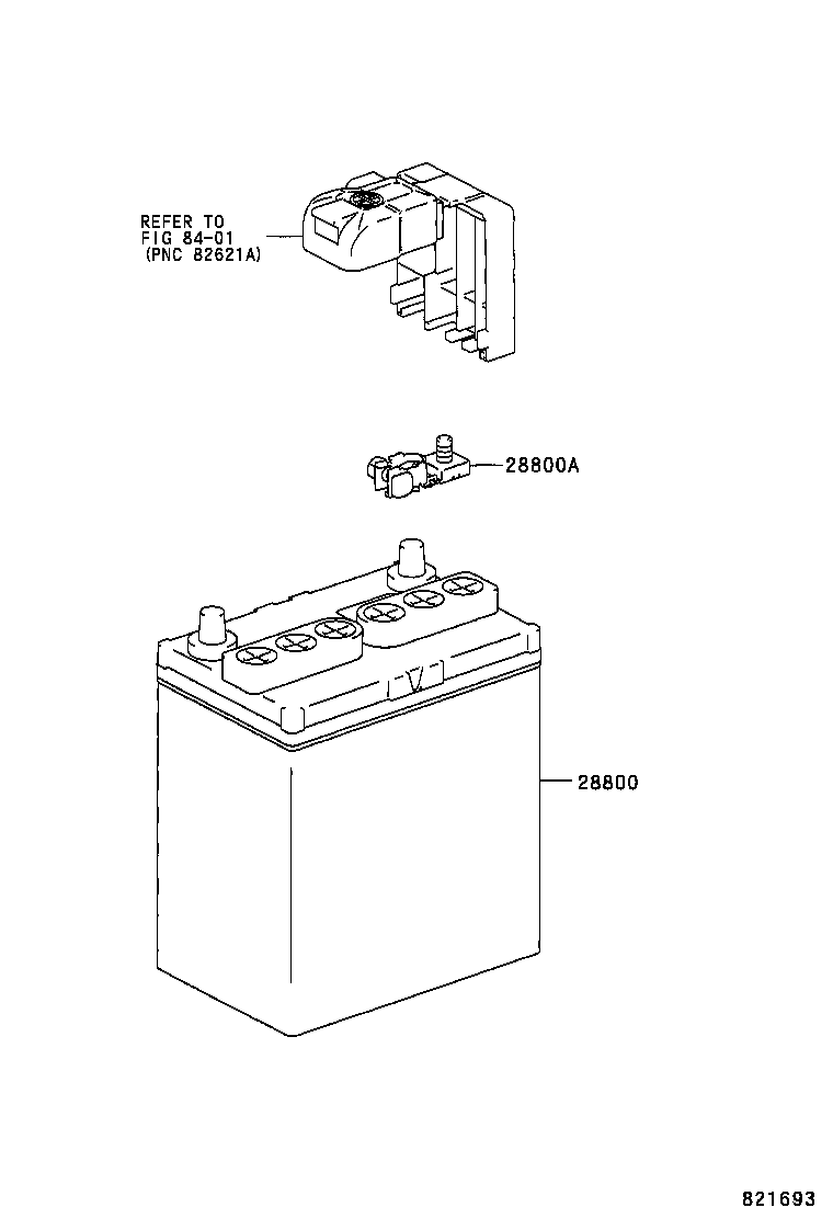  YARIS ECHO 3D 5D |  BATTERY BATTERY CABLE